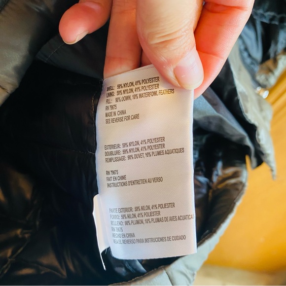 MICHAEL Kors Asymmetrical Zip Packable Puffer Down Silver - Picture 7 of 7